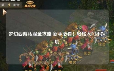 梦幻西游私服全攻略 新手必看！轻松入门不踩坑